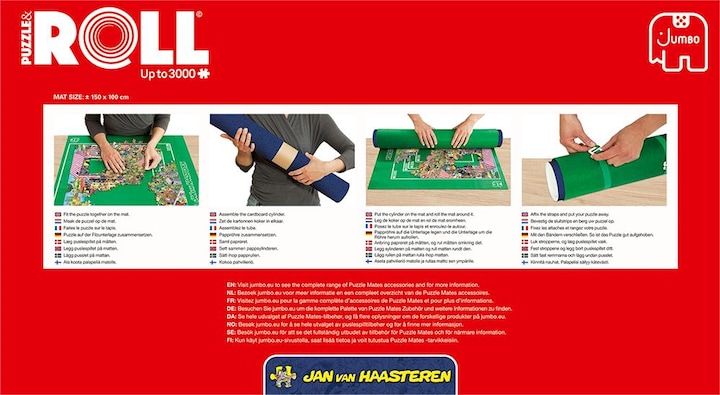 Produktbild JAN van Haasteren - Puzzel & Rol - Puzzelmat - Tot 3000 stukjes (3000 Teile)