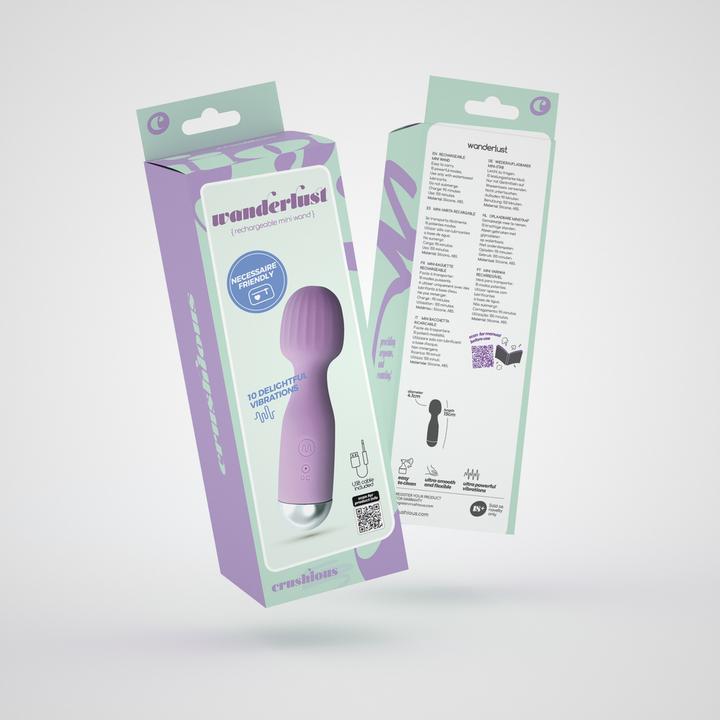 Produktbild Crushious Wanderlust - Mini Wand Massager - Lilac