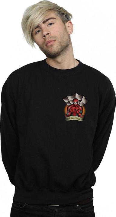 Produktbild SpiderMan Tattoo Breast Print Sweatshirt (5XL)