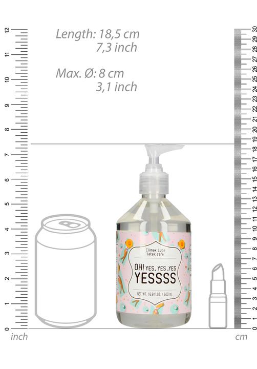 Actual product image Pharmquests Climax Lube - OH! yes, yes,yes YESSSS - 500 ml (500 ml)