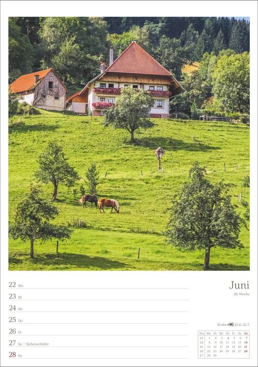 Actual product image Harenberg Landleben Wochenplaner 2026 - 53 Blatt mit Weisheit der Woche auf der Rückseite