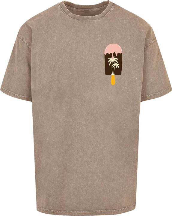 Produktbild Merchcode Summer - Icecream Acid Washed Oversize Tee - 112591 (M)