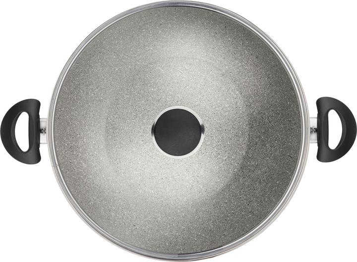Productafbeelding Ballarini Ferrara wok met deksel, geschikt voor inductie, Ø36 cm (36 cm, Wokpan, Aluminium, Roestvrij staal)