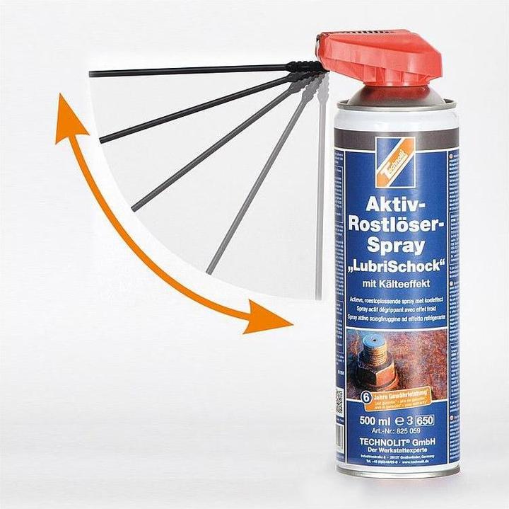Actual product image Technolit Active rust remover spray Lubrischock (500 ml)