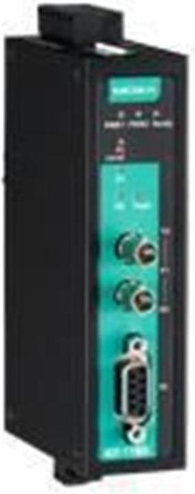 Moxa ICF-1180I-S-ST - ST - Wired - 1310 nm - Black - Green - Metal - UL 508