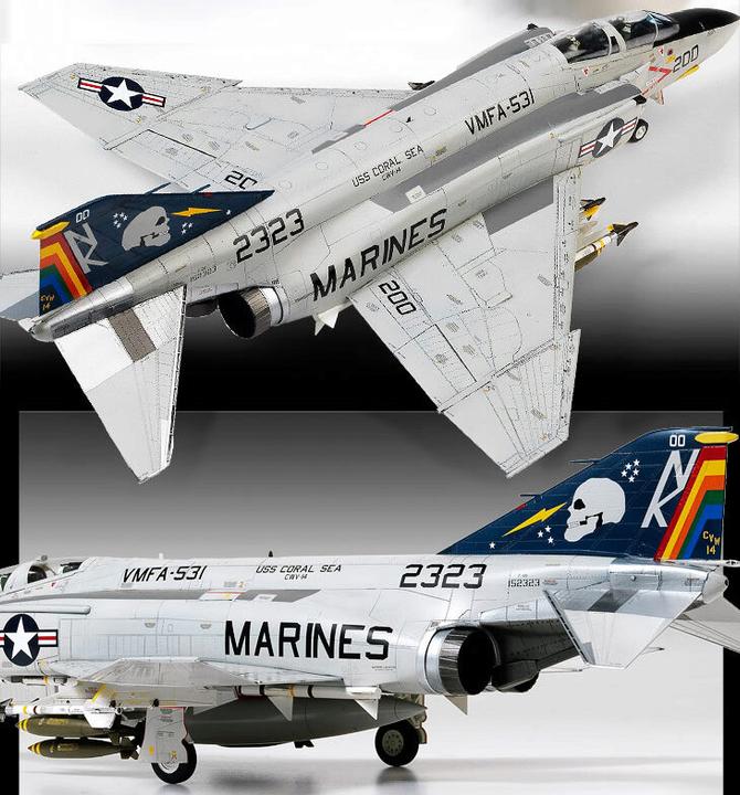 Produktbild Academy 1/48 USMC F-4B/N VMFA-531 "Gray Ghosts"