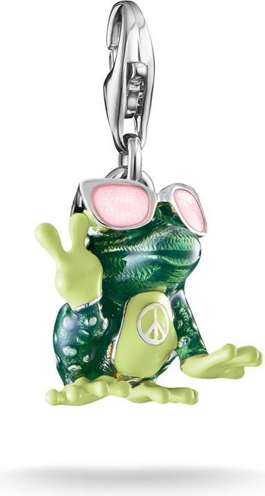 Image du produit Thomas Sabo Charm-Anhänger Frosch Silber (Argent 925, Émail)