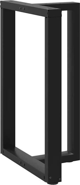 Actual product image VidaXL Bar table legs T-shape 2 pcs. black 60x35x(91-92) cm steel table leg