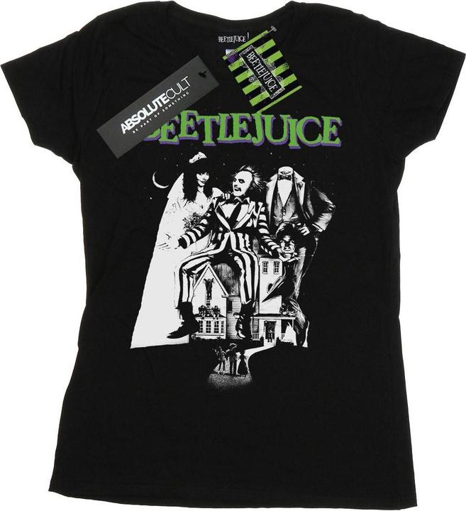 Produktbild Beetlejuice Mono Poster Baumwolle TShirt (M)