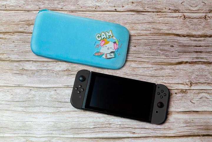 Actual product image Squishmallows Squishmallow Tasche plush case blue Switch2 (Switch, Switch 2, Switch Lite, Switch OLED)