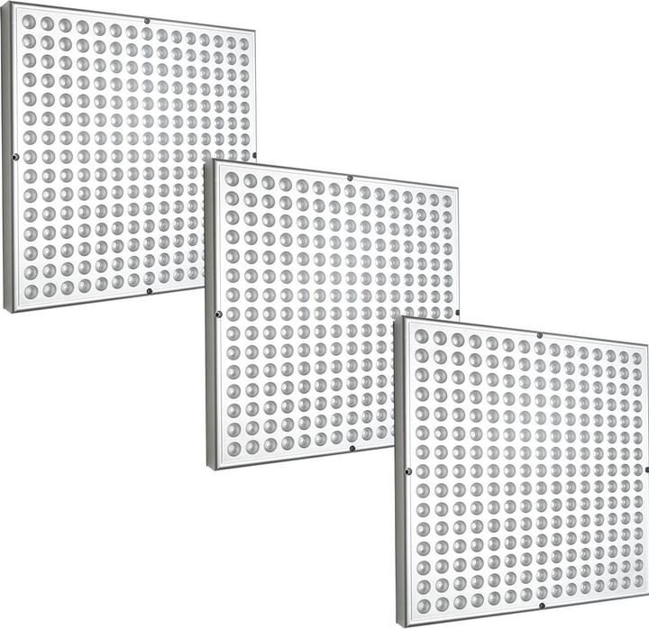 Image du produit Casativo Lot de 3 lampes de cire professionnelles pour plantes, 225 LED, 250 Lm, 14 Watt (LED, 240 V)