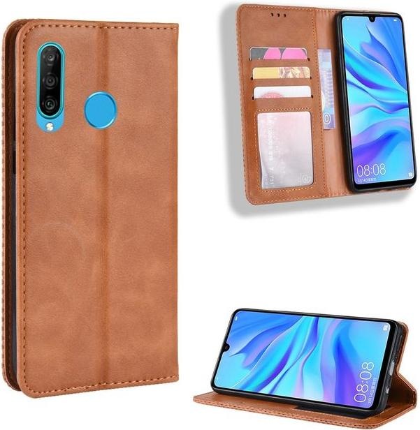 Immagine prodotto MU Style Custodia a libro in pelle stile vintage (Onore 20 Lite)