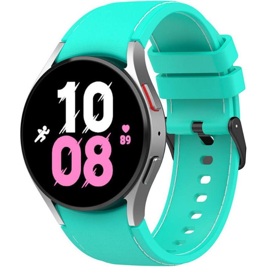 Cover-Discount Galaxy Watch 5 - Sportarmband türkis (Silikon, Galaxy Watch 5, Galaxy Watch 5 Pro), Uhrenarmband, Türkis