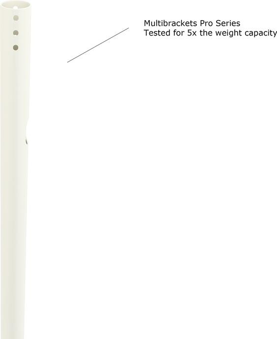 Produktbild Multibrackets Boden-Deckenhalter 3x, 40"-65", VESA 100x100 (65", 90 kg)