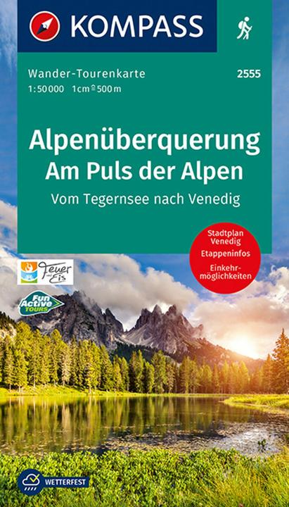 Produktbild Kompass Wander-Tourenk.Alpenüberquerung