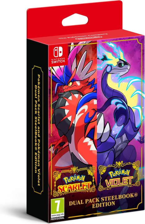 Immagine prodotto Nintendo Pokémon Cremisi e Pokémon Viola - Edizione Steelbook Dual Pack (Switch, EN)
