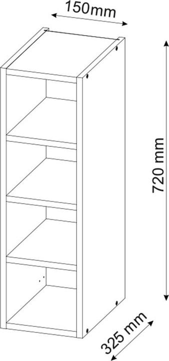 Produktbild Vicco Fame-Line (32.5 x 15 x 72 cm)