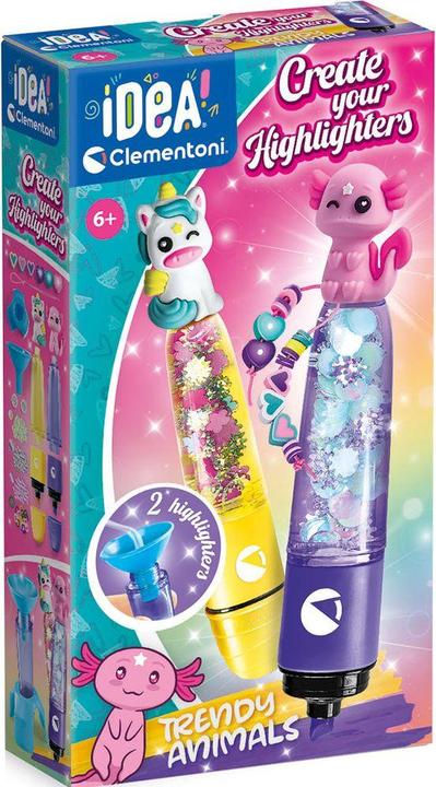Produktbild Clementoni Deine Highlighter Set Trendy Animals