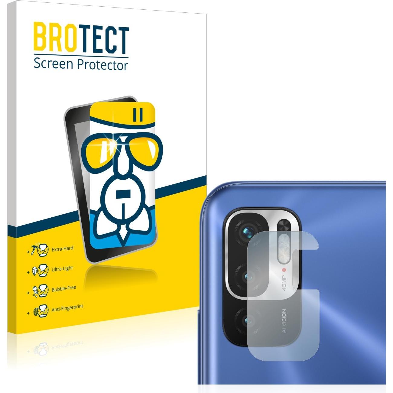 BROTECT AirGlass Panzerglasfolie (1 Stück, Xiaomi Redmi Note 10 5G), Smartphone Schutzfolie, Transparent