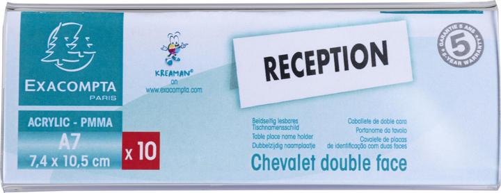 Actual product image Exacompta Table leaflet stand (A7, Across)