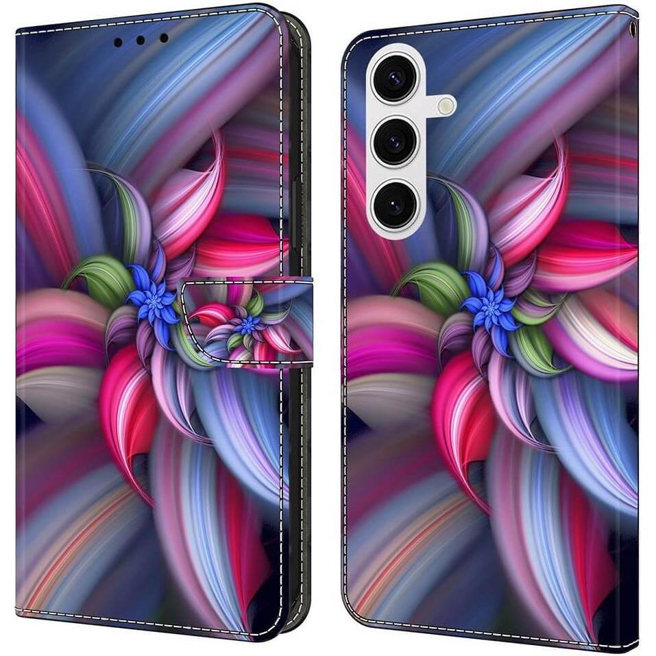Cover-Discount Galaxy S25 - 3D-Effekt Hülle Etui (Samsung Galaxy S25), Smartphone Hülle