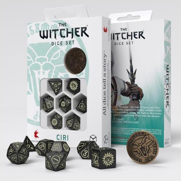 Actual product image Q Workshop Dice The Witcher - Ciri: The Zireael (7)