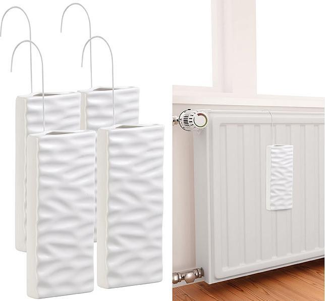 Produktbild Rosenstein & Söhne 4er-Set Keramik-Wasserverdunster