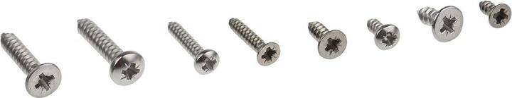 Produktbild RS PRO Blechschrauben Satz rostfrei (890 Schrauben pro Stück)