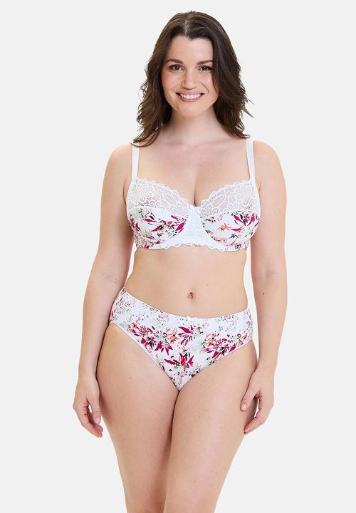 Produktbild Sans Complexe Slip aus Spitze und Mikrofaser FLORA (50, Einzelpack)