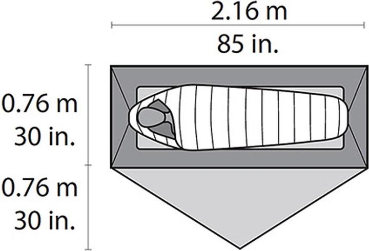 Actual product image Msr Hubba NX (Dome tent, 1.12 kg, 1 person)