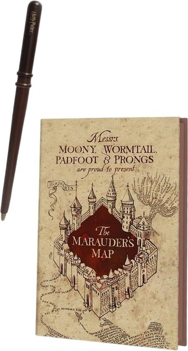Produktbild Notizbuch und Stift Zauberstab A5 Set (A5, Liniert)