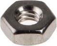 Actual product image RS PRO Hexagon nuts stainless M2 (M2)