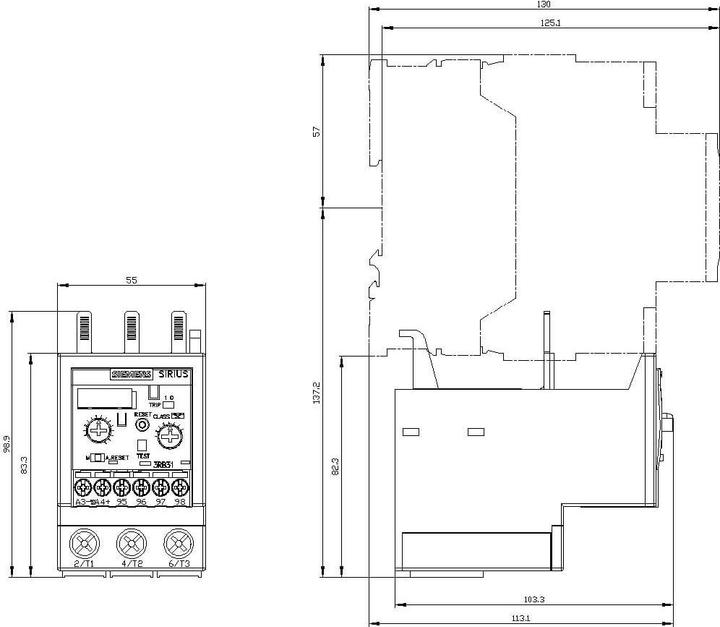 Produktbild Siemens S2 Overload Relay 20-80A