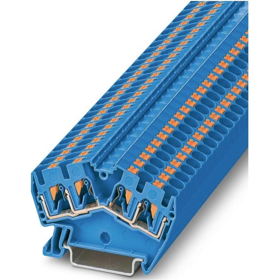 Phoenix Contact Pts 4-Quattro Bu, Kabels + Stekkers, Blauw
