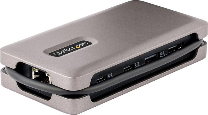 Produktbild StarTech com DKT31CH2CPD3, Cablato, USB 3.2 Gen 2 (3.1 Gen 2) Type-C, 100 W, 10,100,1000 Mbit/s, Gri (USB-A, 2 Ports)