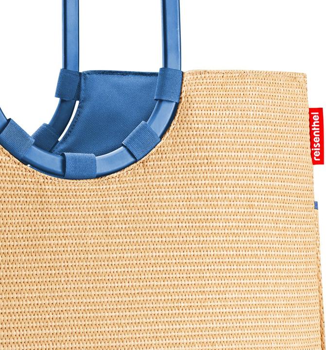 Image du produit reisenthel Einkaufskorb loopshopper L Frame Raffia Blue