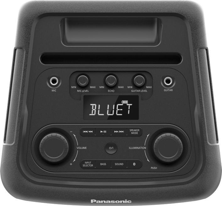 Actual product image Panasonic SC-BMAX10E-K (15 h, Electrical connection, Rechargeable battery operated)