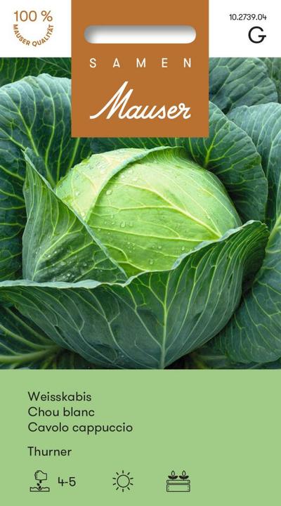 Produktbild Samen Mauser Weisskohl Thurner (Gemüsesamen)