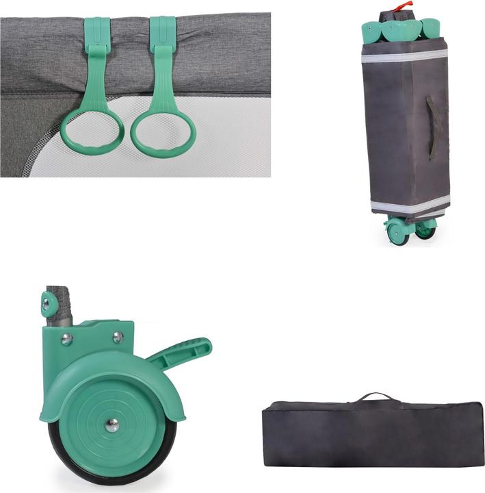 Actual product image Cangaroo Travel cot Skyglow 2 levels