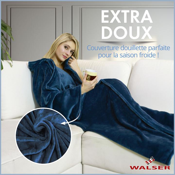 Actual product image Walser Kuscheldecke mit Ärmeln (180 x 150 cm)