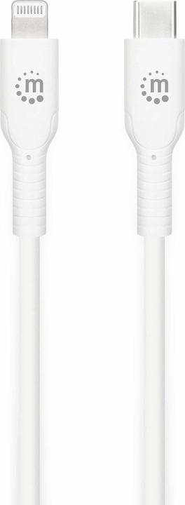 Produktbild Manhattan USB-C auf Lightning Sync-/Ladekabel (0.50 m, USB 4.0, 28 W)