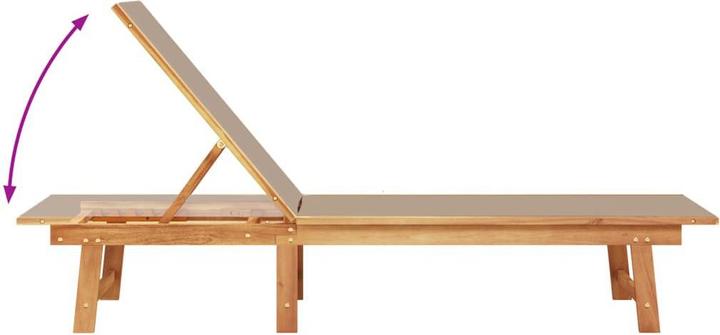 Produktbild vidaXL Sonnenliege (170 cm)