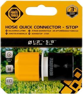 Actual product image Forte tools HOSE QUICK CONNECTOR STOP 1/2IN-5/8IN (Hose connector)