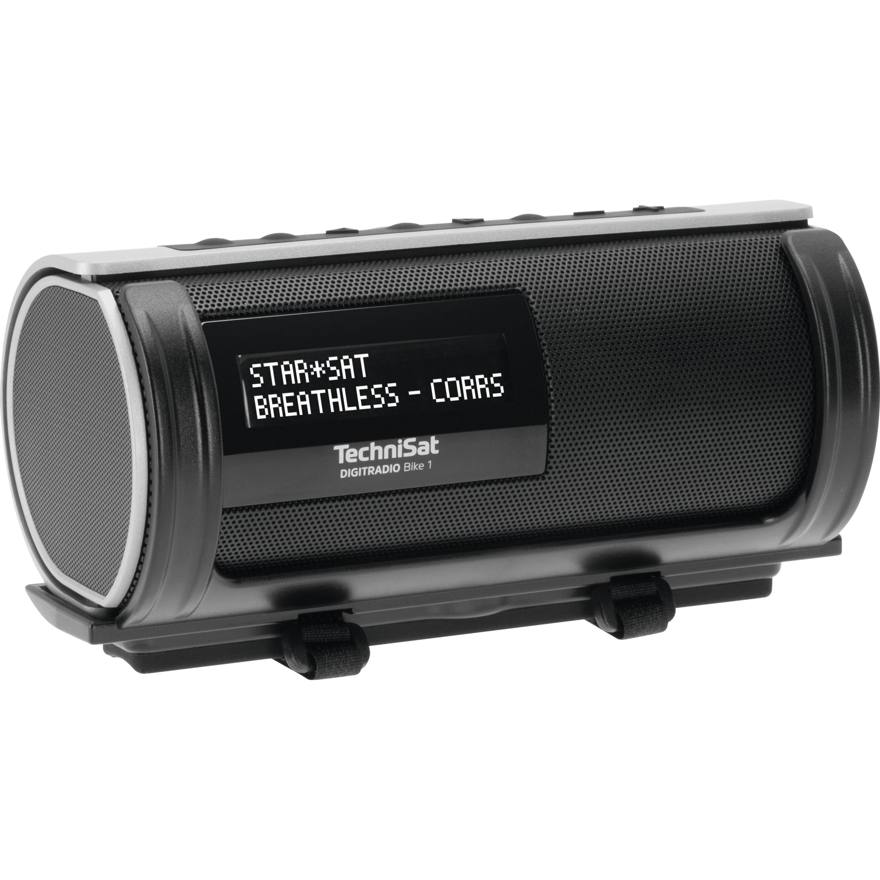 Thumbnail - TechniSat DigitRadio Bike 1 (DAB+, UKW, Bluetooth), Radio, Schwarz, Silber