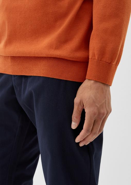 Produktbild s.Oliver Strickpullover Feinstrickpulli mit V-Ausschnitt (S)