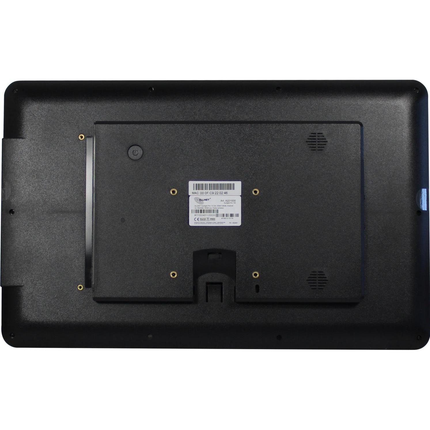 Thumbnail - Allnet Sunlight Pro 15 Zoll, 8GB/128GB, Android 12, RK3588, HDMI out, Farbe schwarz (nur WLAN, 15", 128 GB, Schwarz), Ta...
