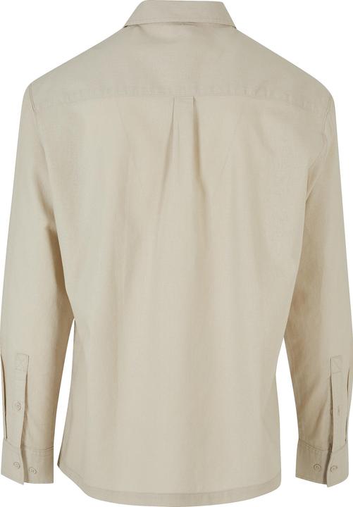 Immagine prodotto Urban Classics Camicia con mezza zip in cotone e lino (XL)