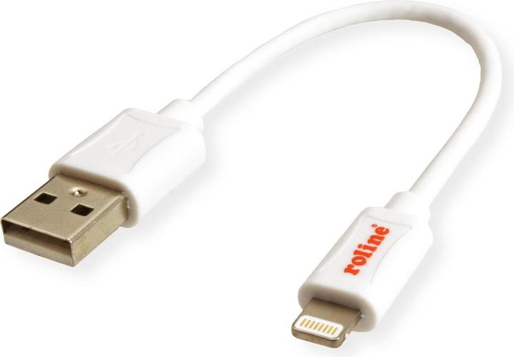 Produktbild Roline Lightning 8pol-USB2.0 (0.15 m, USB 2.0)
