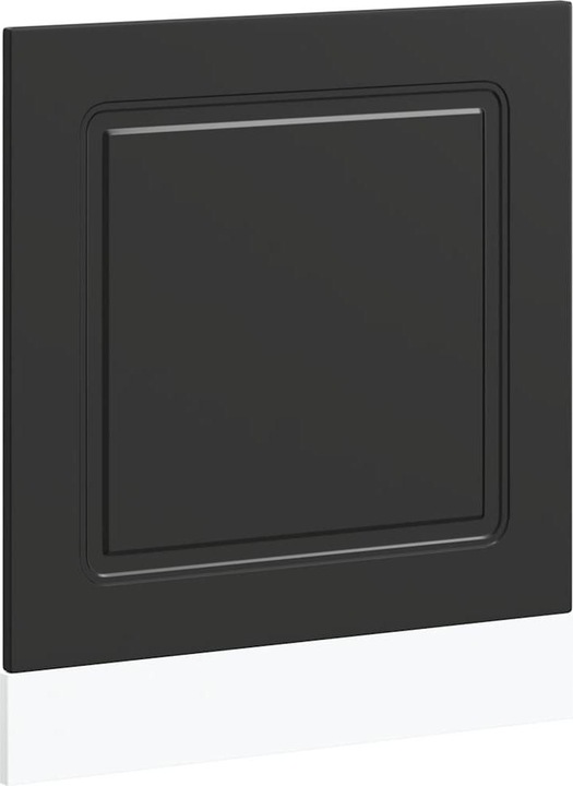 Image du produit VidaXL Cache pour lave-vaisselle Kalmar Noir 60x1,5x67 cm Bois composite