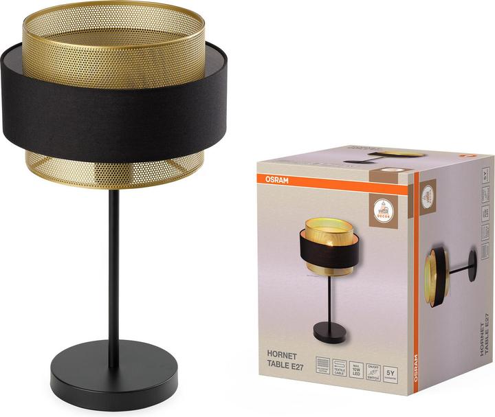 Immagine prodotto Osram Tischleuchte Decor Hornet Table 1XE27 Black 4058075847903 (E27)